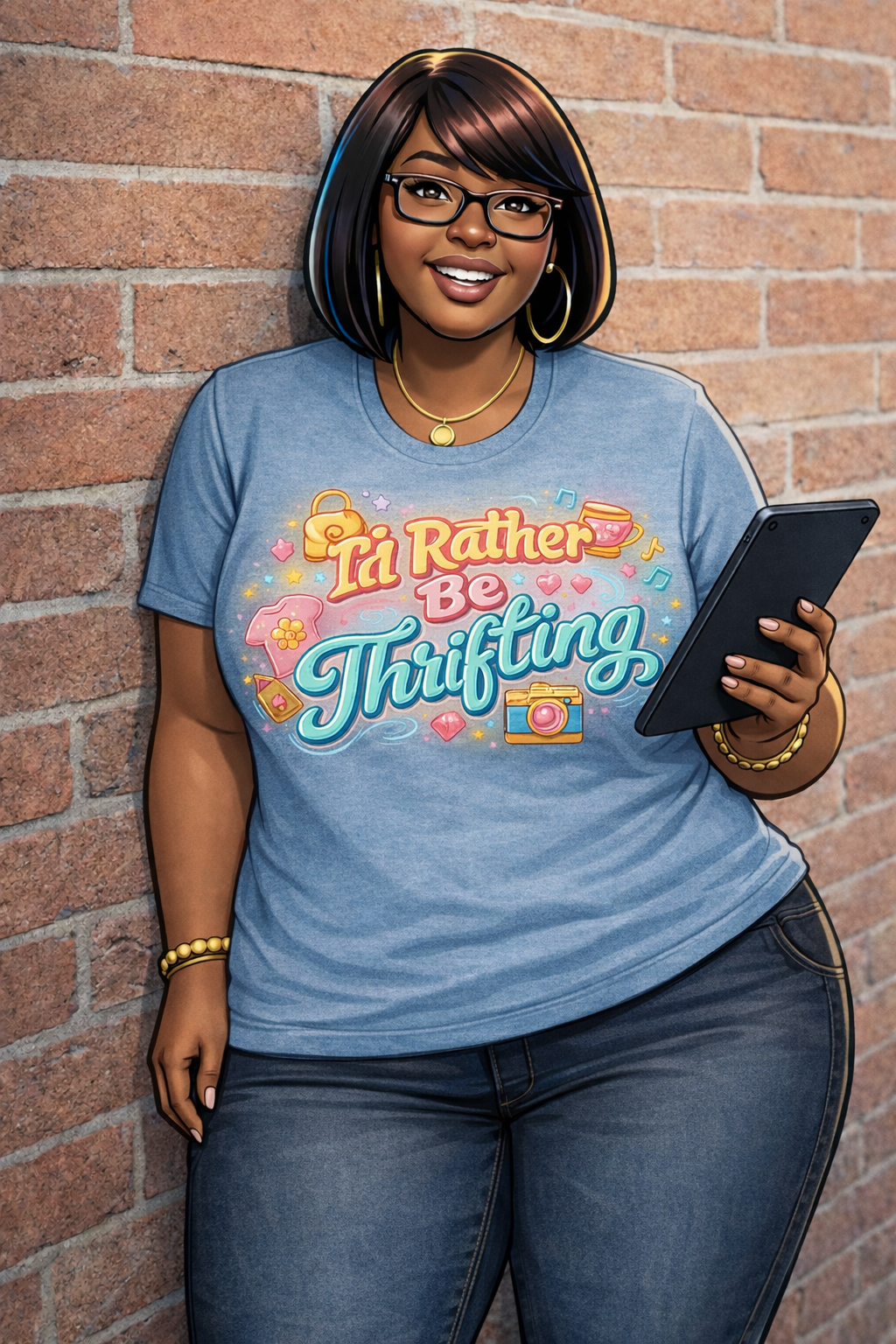 I’d Rather Be Thrifting Comfort Colors T-shirt