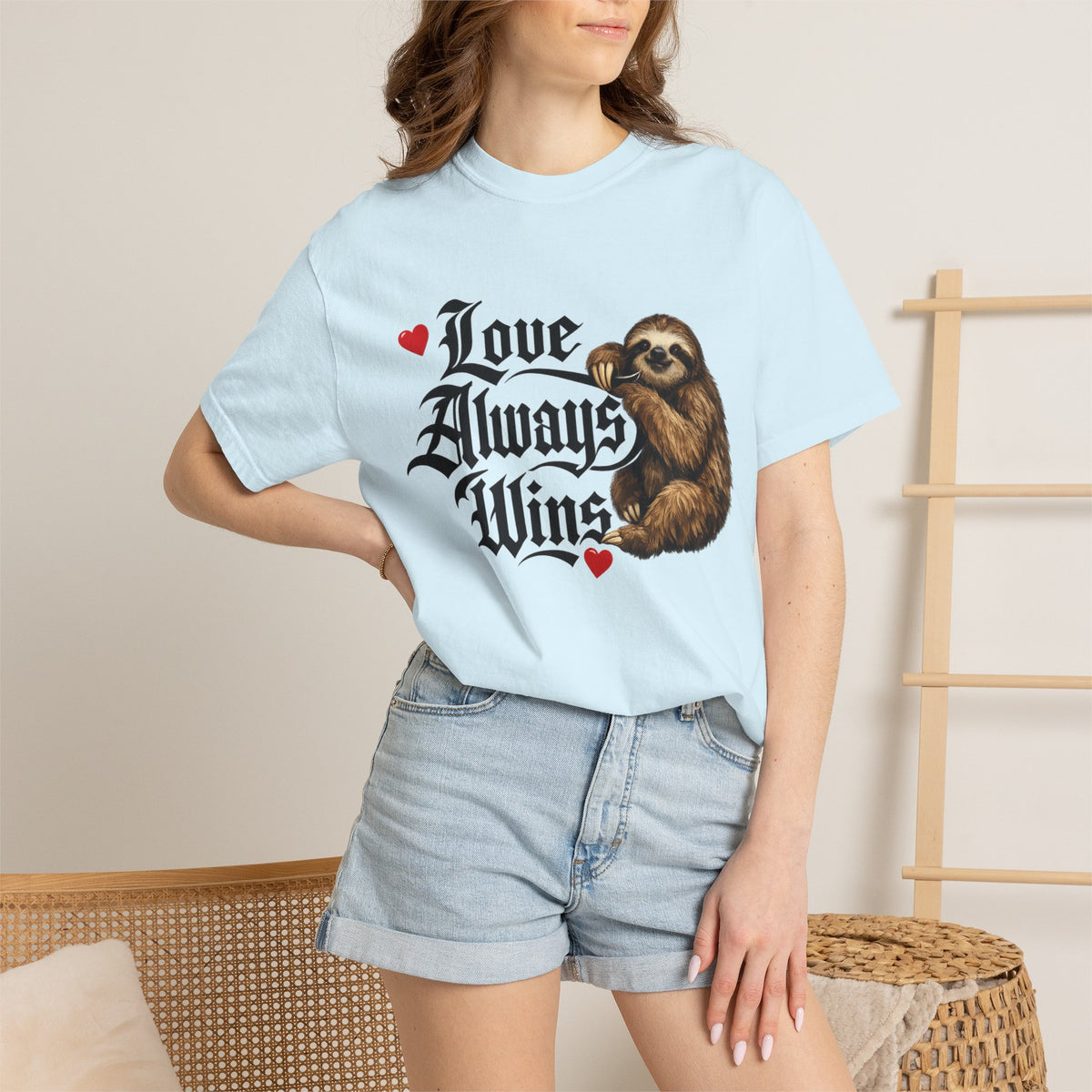 Love Always Wins Sloth T-Shirt