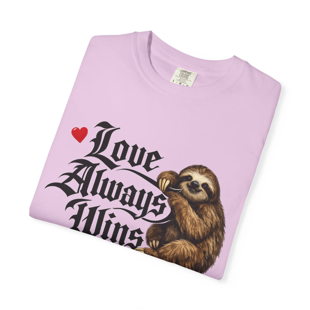 Love Always Wins Sloth T-Shirt
