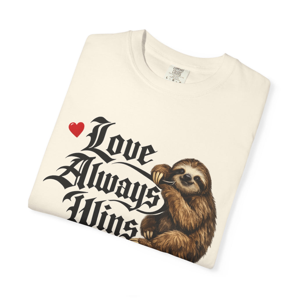 Love Always Wins Sloth T-Shirt