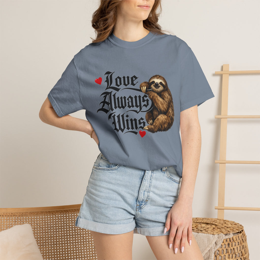 Love Always Wins Sloth T-Shirt