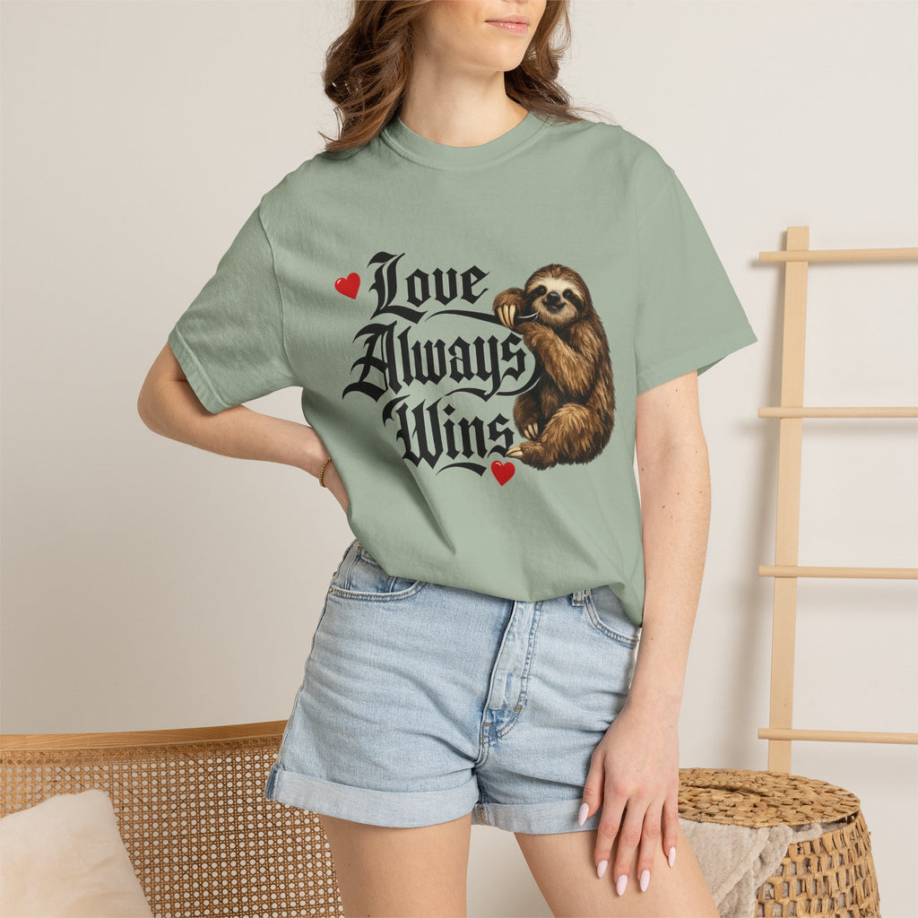 Love Always Wins Sloth T-Shirt