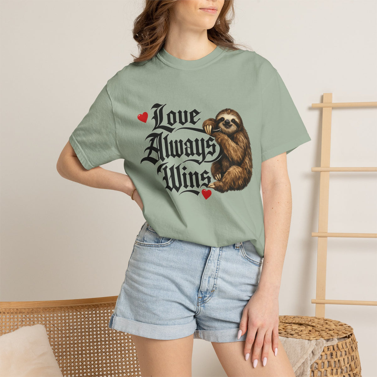 Love Always Wins Sloth T-Shirt