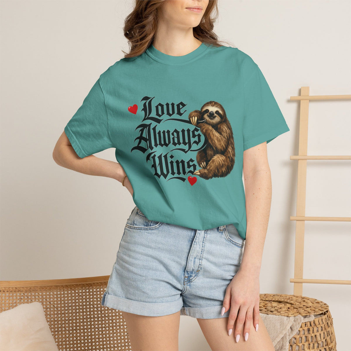 Love Always Wins Sloth T-Shirt