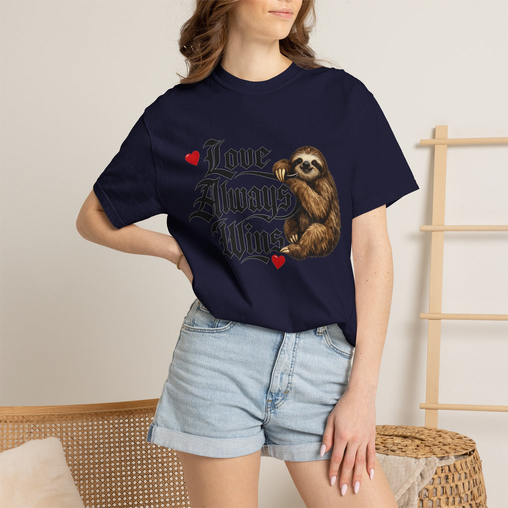 Love Always Wins Sloth T-Shirt