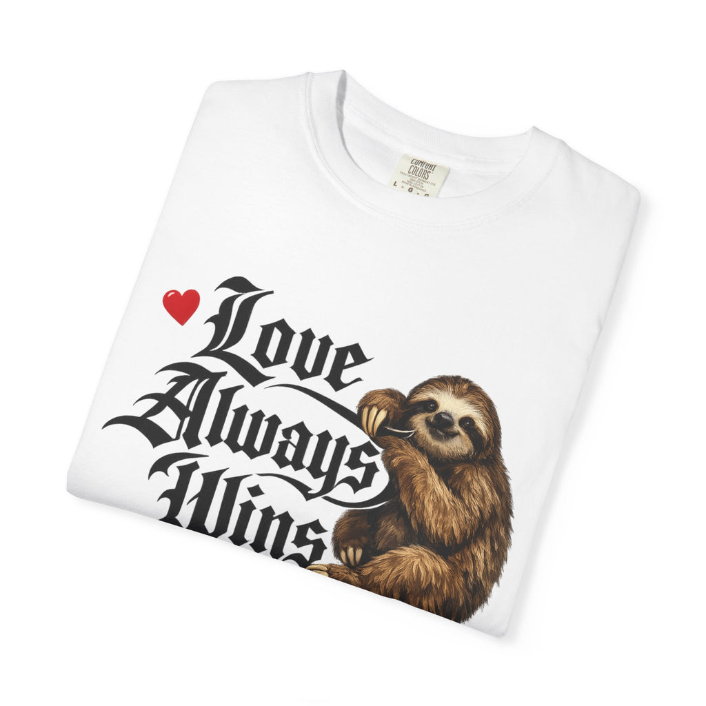 Love Always Wins Sloth T-Shirt