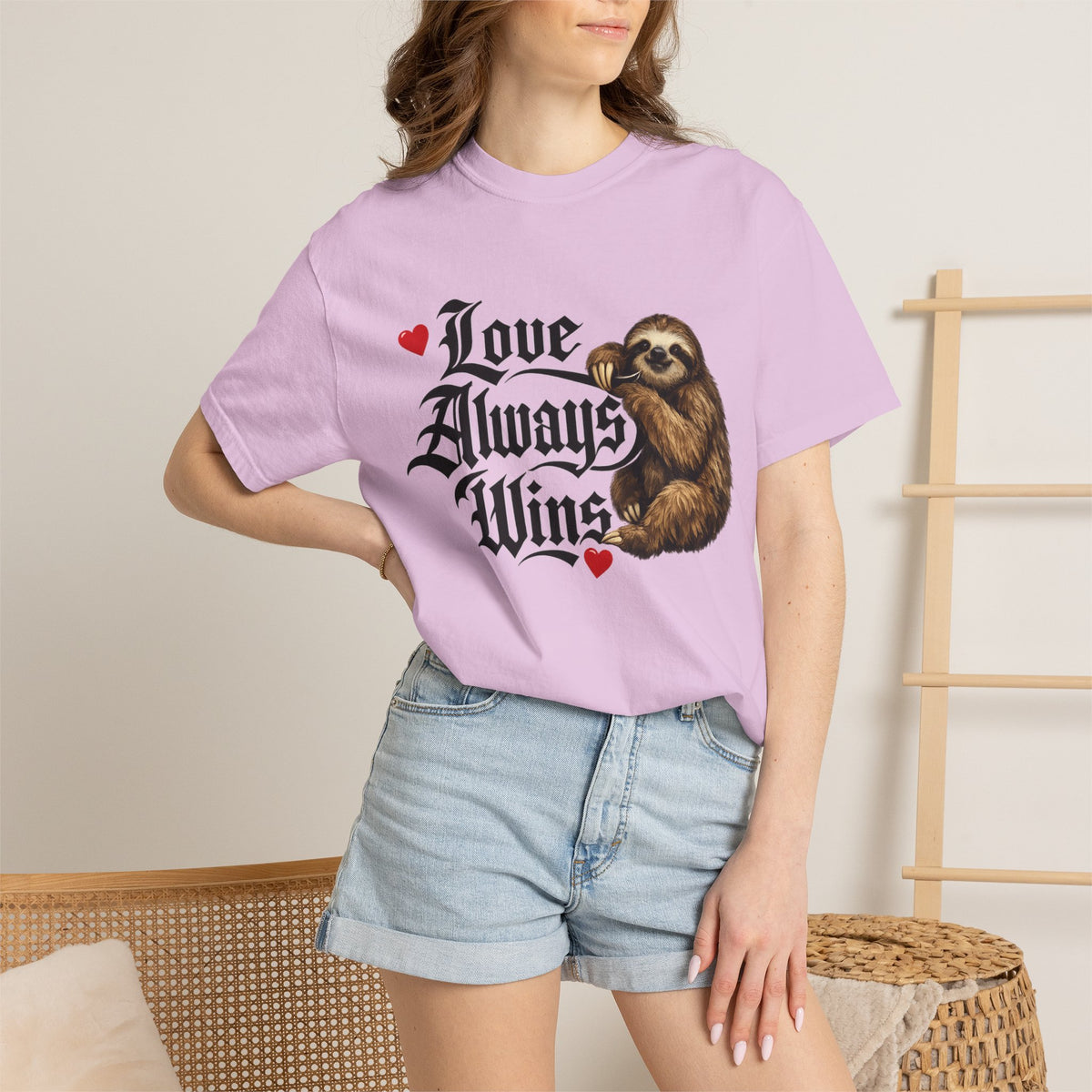Love Always Wins Sloth T-Shirt