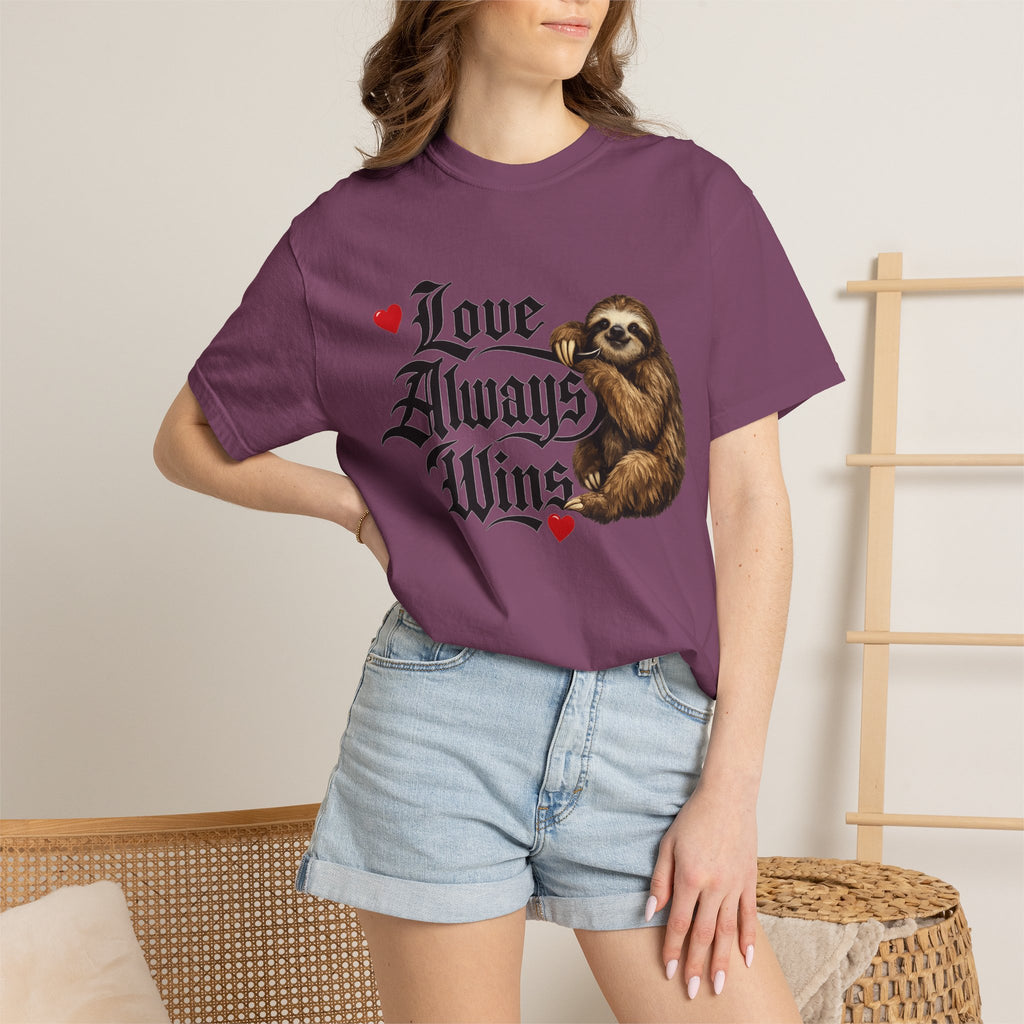Love Always Wins Sloth T-Shirt