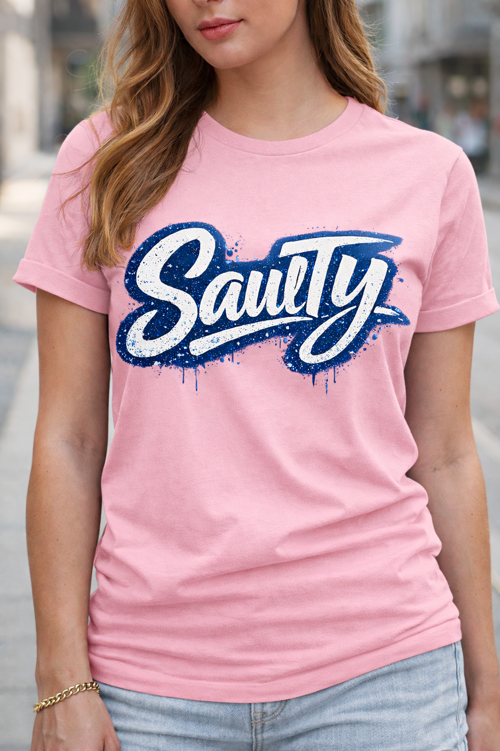 Salty Graphic Tee – Bold Street Style Women’s T-Shirt 💙
