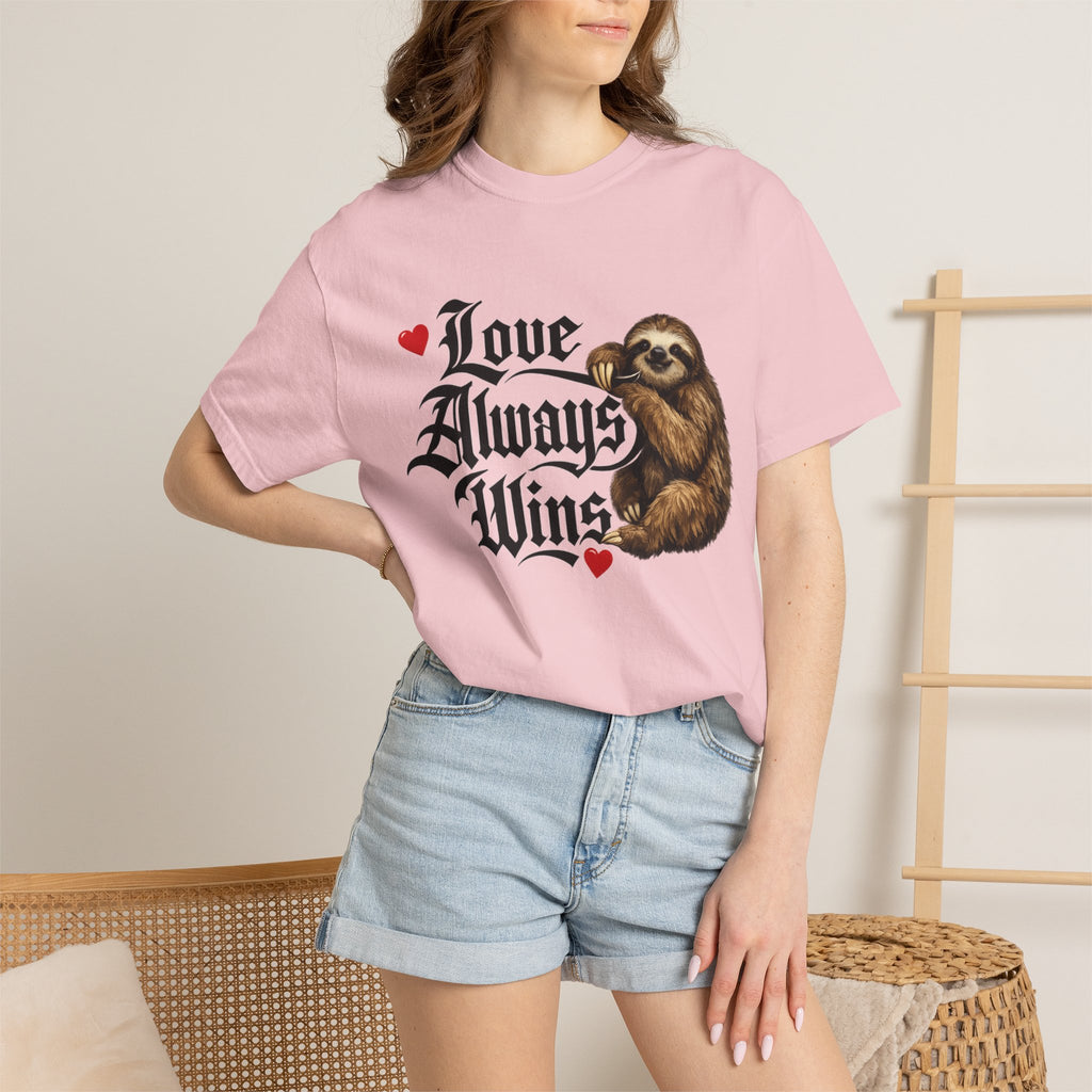 Love Always Wins Sloth T-Shirt