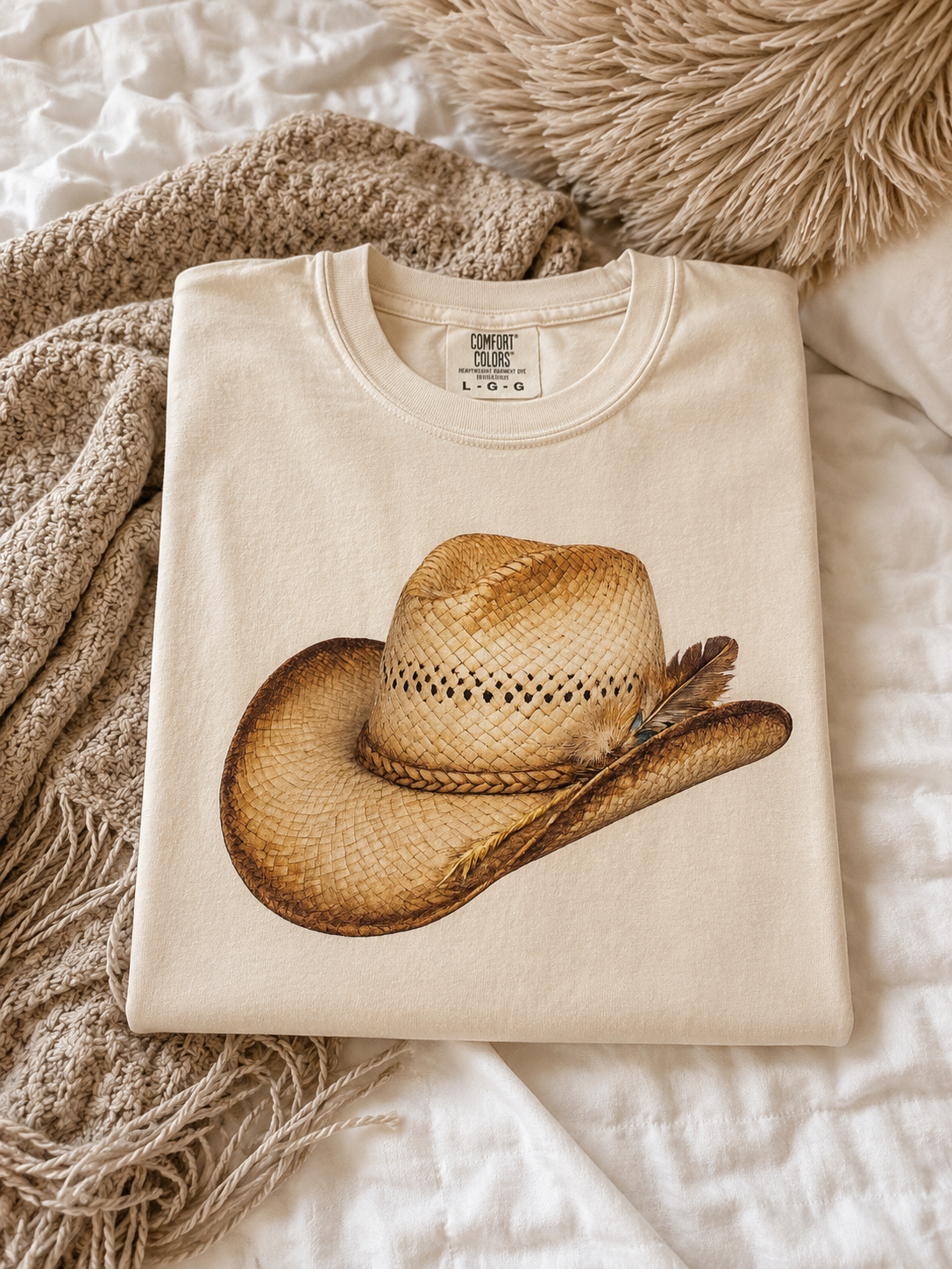 Rustic Cowboy Hat Graphic Tee