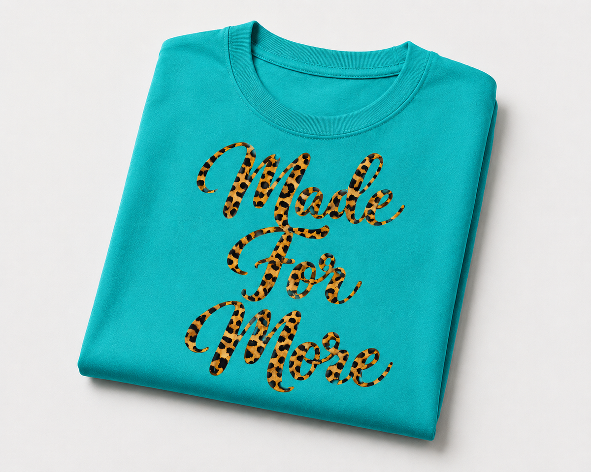 Made For More Leopard Print Graphic Tee
